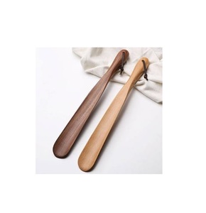 Wedding Party Use Best Wooden <b>Shoe</b> Horn Wholesale Reusable Lightweight with Long Handle Comfortable Household Sundries for Men - Product Image 2