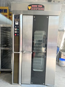 Quality 380V Electric Hot Product 2025 Engine Motor Bakery 1 Year Warranty New Condition Vietnam 6-Tray <b>ROTARY</b> OVEN Automatic - Product Image 5