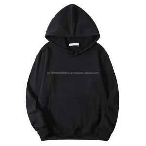 Venta al por mayor de algodón en blanco francés Terry pullover Sudadera con capucha de peso pesado de gran tamaño de impresión personalizada logotipo de los hombres sudaderas con capucha y sudaderas - Product Image 6