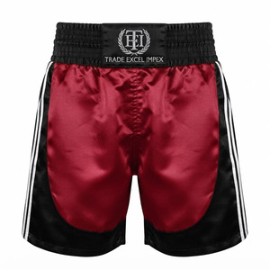 Pantalones Cortos de Boxeo Personalizados con Logotipo Trade Excel Impex, Satén 100% Poliéster, Ecológicos, de Secado Rápido, para Hombre, Ropa de Lucha Profesional - Product Image 3