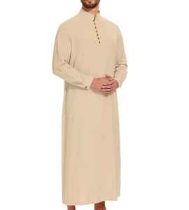 Jubba musulmane pour hommes, Thobe arabe, Jubba moderne pour hommes, Abaya pour hommes égyptiens, vêtements islamiques - Product Image 6