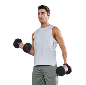 Débardeur oversize pour homme, style streetwear, sans manches, en coton, tendance, décontracté, vêtements d'été, vente en gros du Bangladesh - Product Image 1