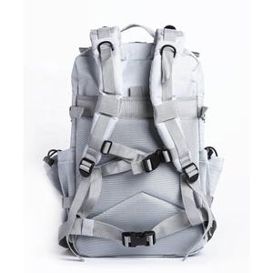 Sac à dos en denim camouflage imperméable de qualité supérieure, unisexe, pour sports de plein air, respirant, avec support dorsal, grande capacité de rangement 36-55L - Product Image 2