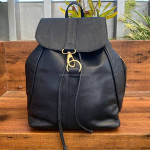 Haute qualité en cuir véritable cordon sac à dos randonnée décontracté sport sac à dos en gros affaires voyage sacs à dos pour unisexe - Product Image 2