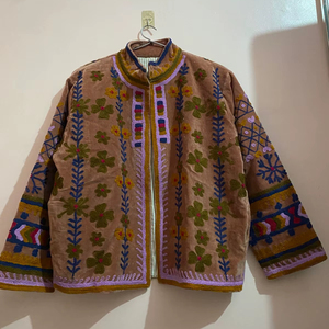 Velvet Artisan Hand Embroidered Suzani velvet Jacket Made with High Quality Material and Looking Vintage Suzani Jacket - Product Image 1