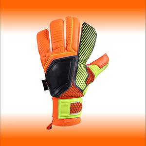 Guantes de Portero de Fútbol 2026, de Cuero, Profesionales, para Exteriores, con Dedos Completos, Correa de Muñeca Ajustable con Gancho y Bucle, Cómodos - Product Image 3