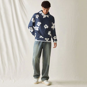 Sudadera con Capucha Gótica para Hombre, Tallas Grandes, Estilo Urbano, Invierno, MOQ Bajo, Estampado Trasero, Manga Larga - Product Image 6