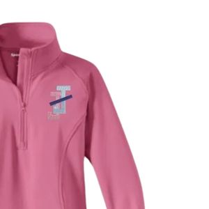 Jack and Jill Ladies Pink Premium Pullover Womens Soft Cotton Sweatshirt Stylish Casual Everyday Fashion Wear Layered Outfit <b>Top</b> - Product Image 4