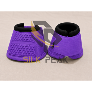 Botas Protectoras para Caballos de Alta Calidad 2026, Color Morado, Tejido de Malla Transpirable, Diseño de Color Sólido, Correa de Velcro con Logotipo - Product Image 4