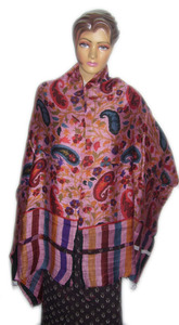 Bufandas de Pashmina con Diseño Paisley Casual, Hechas de Seda Viscosa para la Temporada de Primavera, Bufandas Largas de Seda para Otoño - Product Image 2