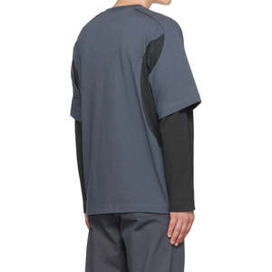 Camiseta Casual de Doble Manga para Hombre, Transpirable, Ligera, de Tela de Algodón, Ropa Moderna de Moda Urbana - Product Image 4