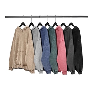 เสื้อฮู้ดดี้ผ้าฝ้ายหนานุ่ม 100% สำหรับผู้ชาย สไตล์วินเทจ ทรงปกติ ระบายอากาศได้ดี แห้งเร็ว สามารถสกรีนโลโก้ได้ - Product Image 2