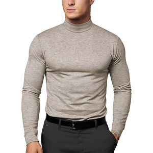 Chemise de compression à manches longues pour homme en polyester durable, logo personnalisé, sous-vêtement de sport pour entraînement et sport. - Product Image 2