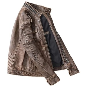 Best Quality Winter Hooded ODM Design Custom Sheep Leather <b>Jacket</b> for <b>Men</b> with Custom Logo Streetwear Style - Product Image 2
