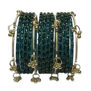 Ensemble de bracelets Churiyan en perles de verre, toutes tailles, faible MOQ et prix, bijoux pour femmes, couleurs et tailles personnalisées, bracelets traditionnels kashmiris pour filles - Product Image 1