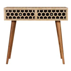 Handmade Bone Inlay <b>Console</b> <b>Table</b> With Contemporary Style For Entryway Hallway And Living Room Decor - Product Image 1