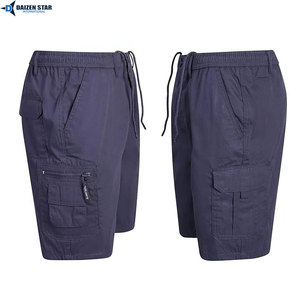 Pantalones Cortos Cargo Tácticos Casuales para Hombre, de Lona Sólida, con Múltiples Bolsillos, Ecológicos, de Secado Rápido, Transpirables, de Cintura Alta con Cordón Ajustable - Product Image 6