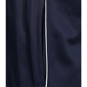 Men's Navy Blue Tracksuit Full Sleeve Solid Color Sporty Style Turn-<b>down</b> Collar Breathable Polyester Autumn Wear - Product Image 5