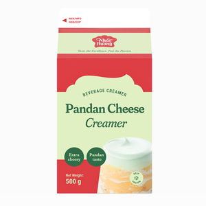Productos Alimenticios para Café, Leche, Té y Postres HALAL, Crema de Queso Pandan para Postres, 500G, Fabricación Internacional OEM/ODM - Product Image 1