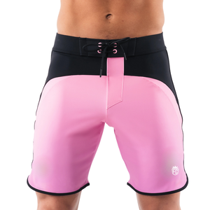 Shorts de bain pour hommes, séchage rapide, extensibles, design color block, pour la compétition, le surf, la plage, les sports nautiques, logo personnalisé OEM - Product Image 1