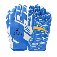 Guantes de Fútbol Americano Personalizados de la Mejor Calidad con Protección para las Muñecas, Guantes Deportivos Profesionales Duraderos para Jugadores