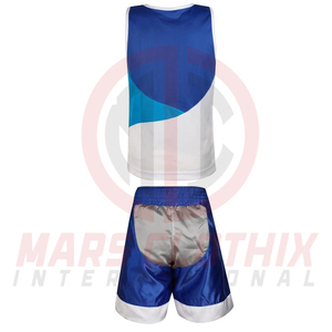 Uniforme de Boxeo Deportivo al Por Mayor, Personalizable en Color y Logotipo, Uniforme de Boxeo Unisex para Adultos en Venta - Product Image 3
