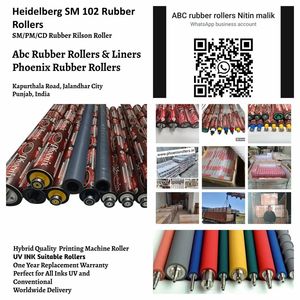 Rodillos de caucho y resina Heidelberg SM 102 para máquinas Speedmaster Sors/Sorsz CD 102, calidad alemana, 1 año de garantía, 5 años de vida útil. - Product Image 3