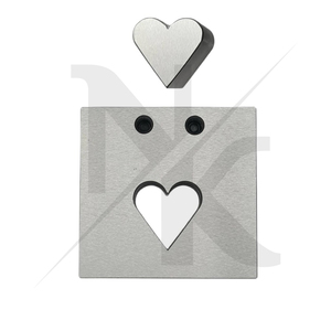 Cutter à disque en forme de cœur de haute qualité, poinçon unique de 25 mm, outil de fabrication de bijoux en acier inoxydable, fournitures pour la création artisanale - Product Image 2