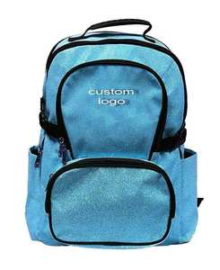 Mochila Deportiva ZYDAR SPORTS Azul de PU con Múltiples Bolsillos y Detalles Negros, Capacidad de 30-40L, para Uso Diario, Ideal para Grupos Deportivos - Product Image 1