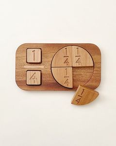 Jouets en bois pour bébés pour la reconnaissance des nombres, la pratique des mathématiques de base, le tri et les activités éducatives préscolaires - Product Image 1