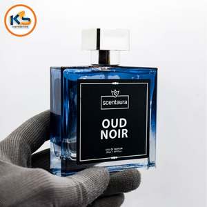 Autocollants en aluminium gaufré 3D durables et personnalisés |   Finition mate UV |   Emballage de parfum de luxe découpé à la forme, imperméable et à haute adhérence - Product Image 2