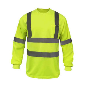 Sudadera de Seguridad Reflectante Premium ANSI Clase 2, Ropa de Trabajo Impermeable de Alta Visibilidad para Contratistas y Equipos Laborales - Product Image 1