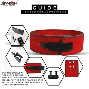 Heavy Duty Cowhide Leather Professional Lightweight Lever Powerlifting <b>Belts</b> For Unisex Lower Back Workout Lever <b>Belts</b> - Product Image 5