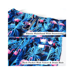 กางเกงชายหาดพิมพ์ลายโลโก้ตามสั่ง ออกแบบเองได้ กางเกงบอร์ดชาย - Product Image 3