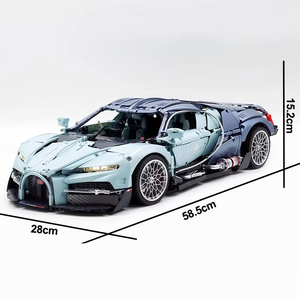 ตัวต่อรถซูเปอร์คาร์ทางเทคนิค 1:8 GULY 10648 รถแข่งบังคับวิทยุ รุ่น DIY ของเล่นเด็กผู้ชาย ของขวัญคริสต์มาสสำหรับผู้ใหญ่ - Product Image 5