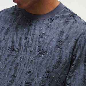 Camiseta Premium Oversize de Algodón 100% con Lavado Enzimático Ácido, Estilo Vintage de Alto Gramaje, Hombro Caído, Logotipo Personalizado, Ropa Streetwear OEM - Product Image 6
