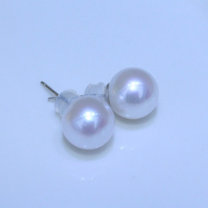 Pendientes de Perlas Blancas Grandes Edison de Agua Dulce para Mujer, Plata S925 con Luz Intensa, Ganchos para Orejas con Diseño de Tacones Altos, Elegantes y con Estilo - Product Image 3