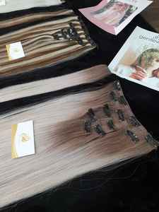 Venta de fin de año 100% Raw Vietnamese Non-Remy Combo Clip-In No Tangle Single Full Head Extension Natural Wave Cabello vietnamita - Product Image 3