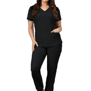ชุดยูนิฟอร์มพยาบาลแบบปรับแต่งได้สำหรับผู้หญิง ชุดสครับโรงพยาบาล ชุดสครับทางการแพทย์สำหรับผู้ชายและผู้หญิง - Product Image 1