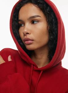 เสื้อฮู้ดสวมหัวผ้าฝ้าย100% สำหรับผู้หญิงเสื้อมีฮู้ดแบบสวมหัวมีสายสะพายไหล่ปล่อยไซส์ใหญ่สำหรับคู่รัก - Product Image 6