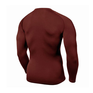 Rashguard pour homme à manches longues et courtes, extensible, à séchage rapide, pour le fitness, la natation, le sport et le cyclisme - Product Image 2