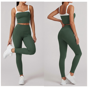 Nouvelle tenue de sport d'été pour femmes, idéale pour la musculation, le yoga, séchage rapide, effet sculptant. - Product Image 4