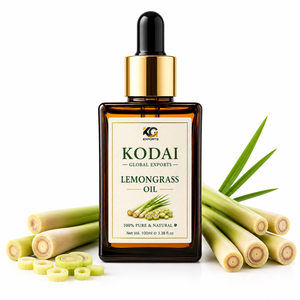 Huile Essentielle de Citronnelle du Tamil Nadu 100% Pure et Naturelle de Qualité Supérieure, Distillée à la Vapeur, pour Aromathérapie et Soin du Visage, par Kodai Global Export - Product Image 1