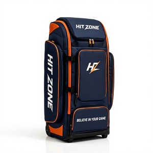 Bolsa de Cricket Grande Hit Zone 1000D, Bolsa de Deporte Resistente con Ruedas, Organizador de Equipaje de Viaje Impermeable de Primera Calidad - Product Image 1
