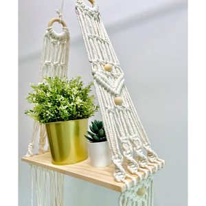MORE Décoration murale en macramé bohème indien en coton tissé à la main pour chambre à coucher, couloir, chambres d'enfants et d'adolescents, toutes occasions - Product Image 3
