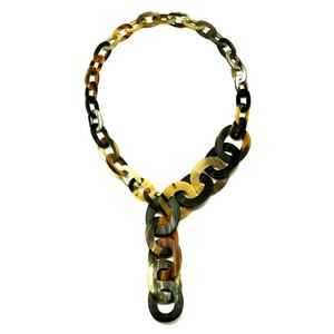 Collar de cuerno de búfalo de estilo clásico Unisex, cadena de eslabones ecológica, joyería ecológica hecha a mano para aniversario, moda de Vietnam - Product Image 1