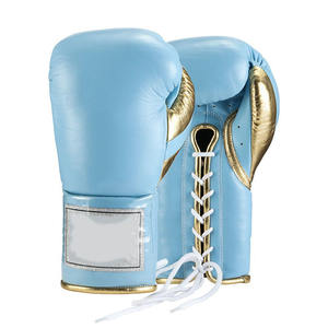 Guantes de Boxeo LaceUp, Nueva Llegada, Guantes de Boxeo de Cuero con Logotipo Personalizado, Guantes de Boxeo Profesionales para Entrenamiento de MMA - Product Image 1