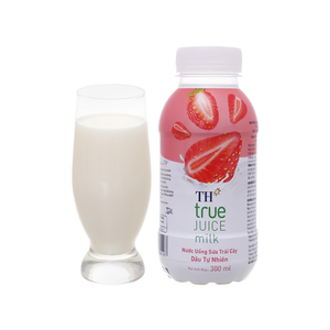 Leche de Fresa Natural TH True Juice, 300 ml, Bebida Láctea de Frutas, Precio Competitivo, Venta al Por Mayor, Exportación - Product Image 4