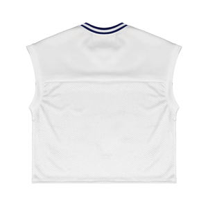 T-shirts sans manches en jersey maille ample et court pour hommes, de haute qualité, coupe oversize, tricotés, personnalisables, style streetwear, impression sérigraphique - Product Image 2