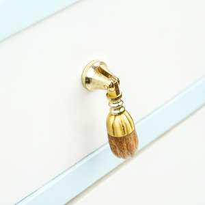 Wholesale Natural Handmade Drawer Knobs Drop Decorative Cabinet <b>Pulls</b> High Quality Wooden Furniture Handles and Knobs - Product Image 2